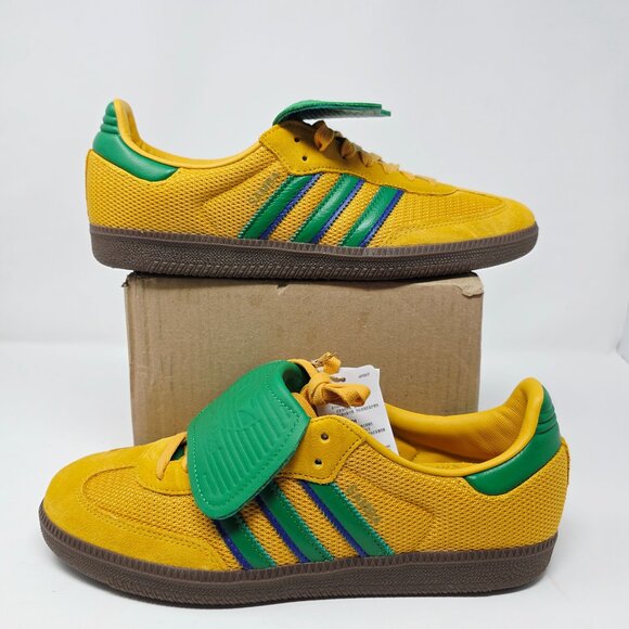 Adidas Samba LT Shoes Preloved Yellow Green IE9165 Men’s Size 10 NWOB - Picture 1 of 9